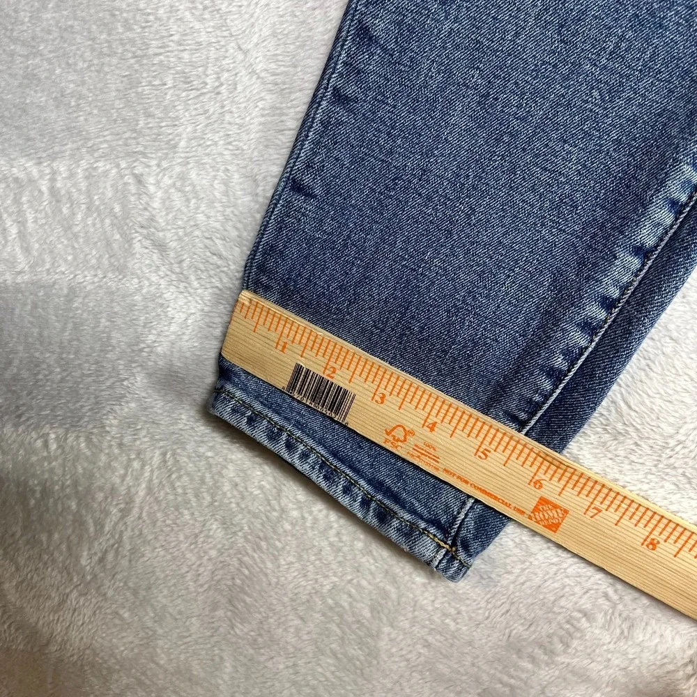 Gap Slim Taper Jeans Men's Blue Denim Mid Rise Pockets Classic Zip Fly - 29X28.5